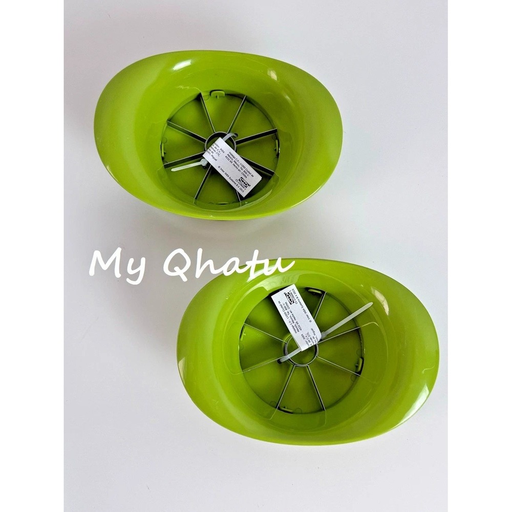 IKEA SPRITTA Apple Slicer Corer Set of 2 Lime Green Stainless Steel 701.527.40